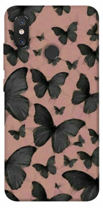 Чехол Порхающие бабочки для Xiaomi Mi 8