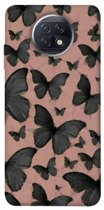Чехол Порхающие бабочки для Xiaomi Redmi Note 9T