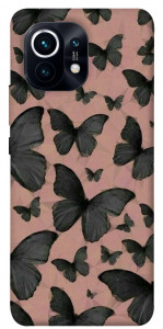Чехол Порхающие бабочки для Xiaomi Mi 11