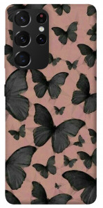 Чехол Порхающие бабочки для Galaxy S21 Ultra