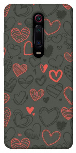 Чехол Милые сердца для Xiaomi Mi 9T