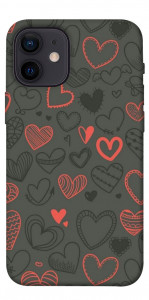Чохол Милі серця для iPhone 12 mini