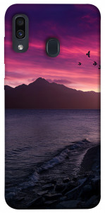 Чехол Закат для Samsung Galaxy A20 A205F