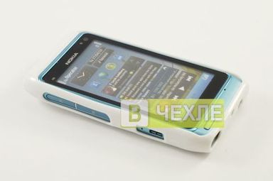 Фото TPU Soft чохол на Nokia N8 (Білий) на vchehle.ua