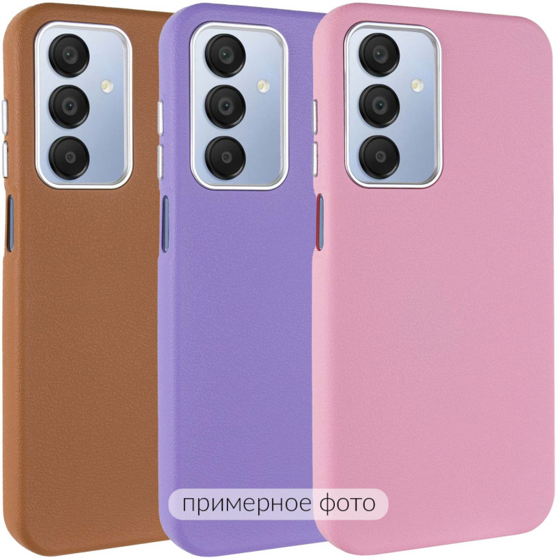 Шкіряний чохол Leather Case Metal Buttons на Xiaomi Redmi 13C / Poco C65