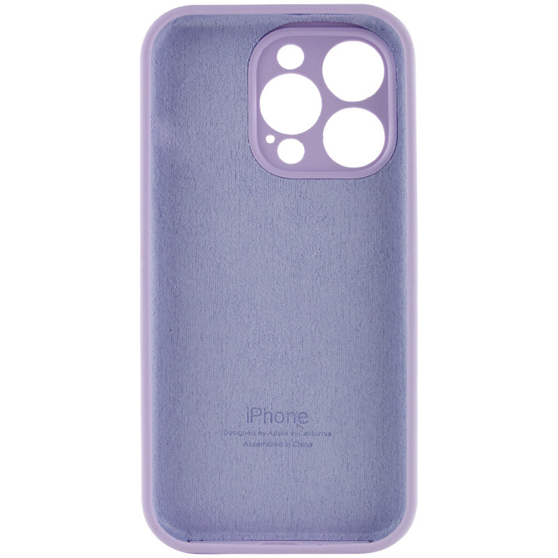 Чехол Silicone Case Full Camera Protective (AA) для Apple iPhone 14 Pro Max (6.7") (Сиреневый / Lilac) в магазине vchehle.ua