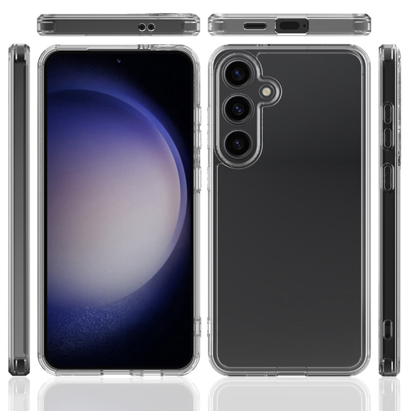 Фото TPU чохол Epic Transparent 1,5mm Full Camera на Samsung Galaxy S24 FE (Безбарвний (прозорий)) в маназині vchehle.ua