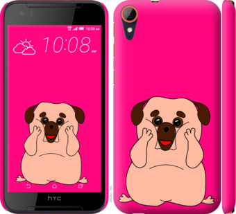 

Чохол Веселий мопс на HTC Desire 830 928374