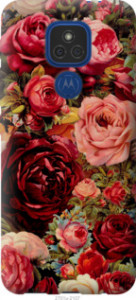 Чехол Цветущие розы для Motorola E7 Plus