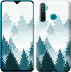 

Чохол Акварельні Ялинки на Realme 5 Pro 920532