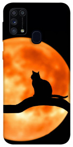 Чохол Кіт на тлі місяця для Galaxy M31 (2020)