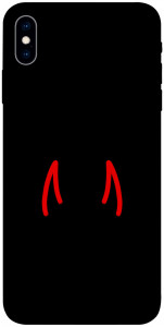 Чехол Red horns для iPhone XS (5.8")