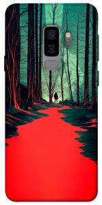Чехол Зловещий лес для Galaxy S9+