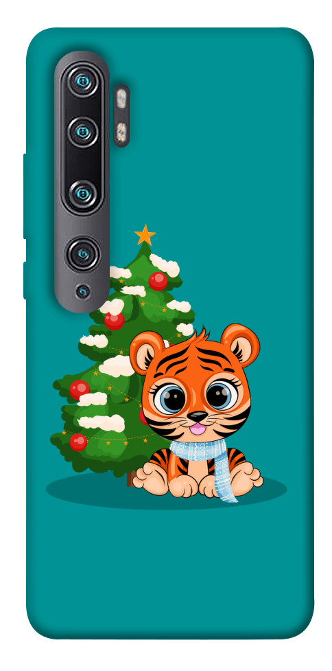 

Чехол Праздничный тигренок для Xiaomi Mi CC9 Pro 1218671