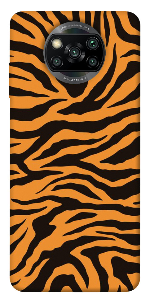 Чехол Tiger print для Xiaomi Poco X3 NFC