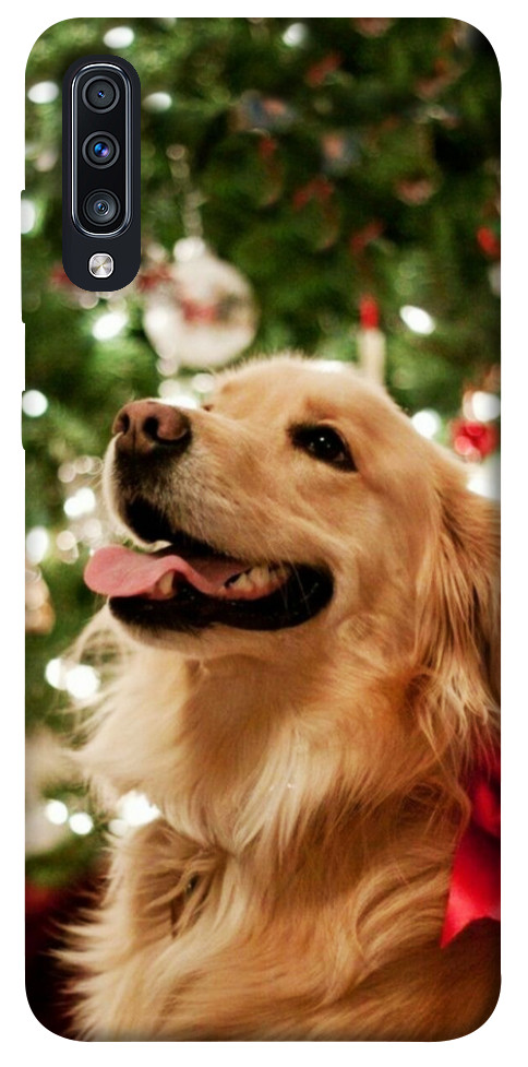 Чехол New year dog для Galaxy A70 (2019)