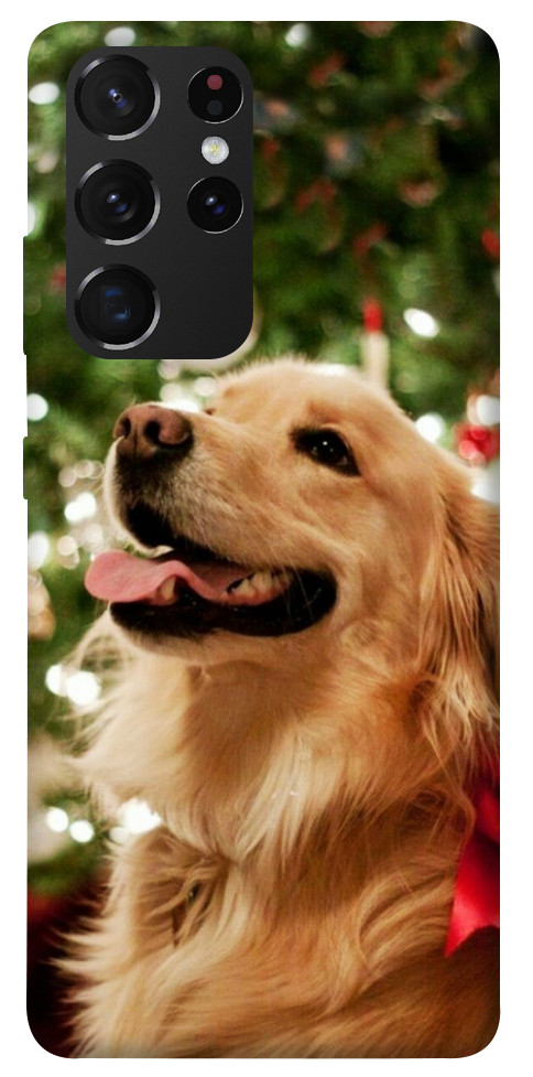 Чехол New year dog для Galaxy S21 Ultra