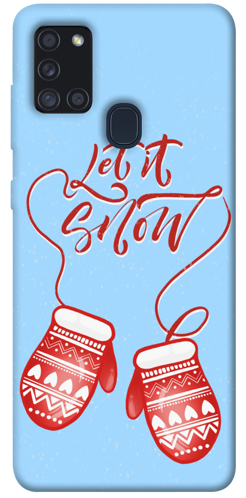 Чехол Let it snow для Galaxy A21s (2020)