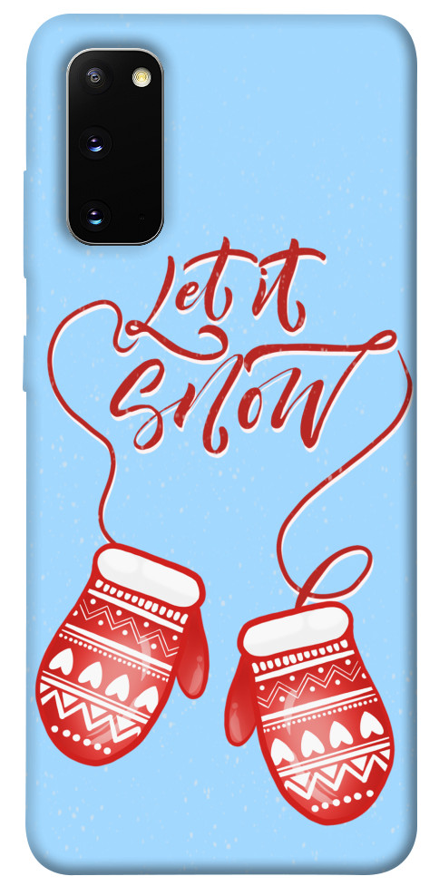 Чохол Let it snow для Galaxy S20 (2020)