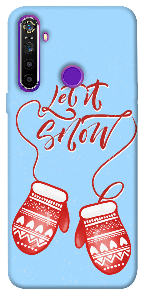 Чехол Let it snow для Realme 5