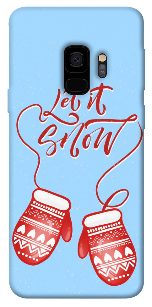 Чехол Let it snow для Galaxy S9