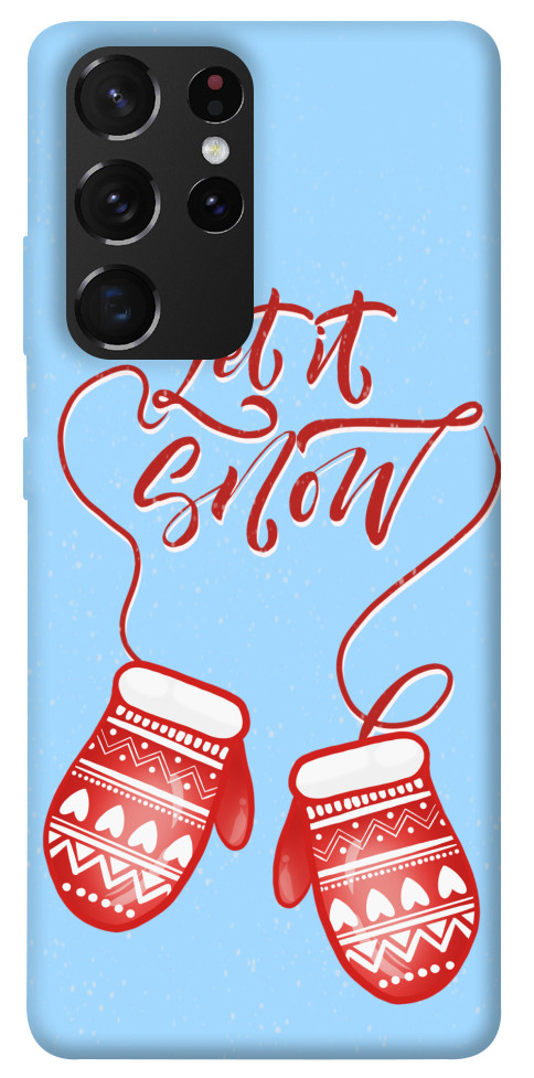 Чехол Let it snow для Galaxy S21 Ultra