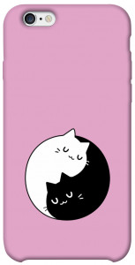 Чехол Коты инь-янь для iPhone 6 (4.7'')