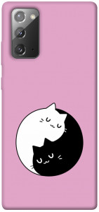 Чехол Коты инь-янь для Galaxy Note 20