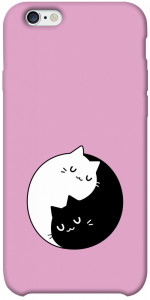 Чехол Коты инь-янь для iPhone 6S Plus