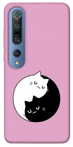 Чехол Коты инь-янь для Xiaomi Mi 10