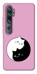 Чехол Коты инь-янь для Xiaomi Mi Note 10 Pro