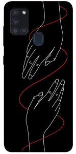 Чехол Плетение рук для Galaxy A21s (2020)