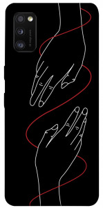 Чехол Плетение рук для Galaxy A41 (2020)