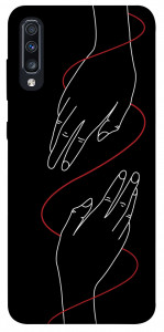 Чехол Плетение рук для Galaxy A70 (2019)