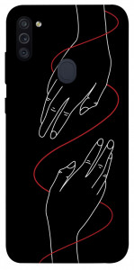 Чохол Плетення рук для Galaxy M11 (2020)