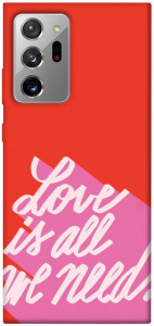 Чехол Love is all need для Galaxy Note 20 Ultra