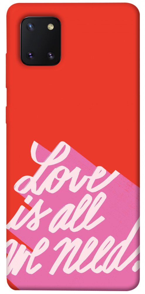Чохол Love is all need для Galaxy Note 10 Lite (2020)
