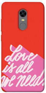 Чехол Love is all need для Xiaomi Redmi 5 Plus