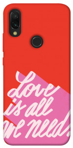 Чехол Love is all need для Xiaomi Redmi 7