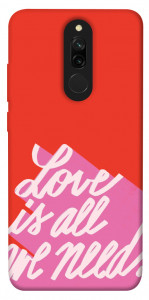 Чехол Love is all need для Xiaomi Redmi 8
