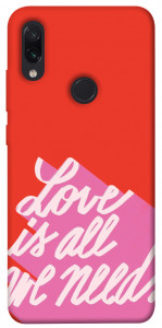 Чехол Love is all need для Xiaomi Redmi Note 7