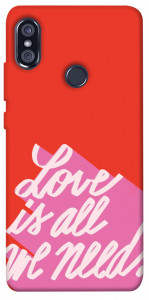 Чехол Love is all need для Xiaomi Redmi Note 5 Pro