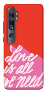 Чехол Love is all need для Xiaomi Mi Note 10 Pro