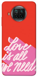 Чехол Love is all need для Xiaomi Mi 10T Lite