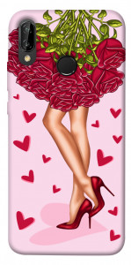 Чехол Red roses для Huawei P20 Lite