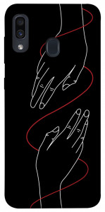 Чехол Плетение рук для Samsung Galaxy A20 A205F
