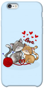 Чехол Два кота Love для iPhone 6s (4.7'')