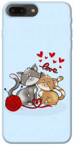 Чохол Два коти Love для iPhone 7 plus (5.5'')