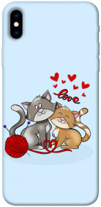 Чохол Два коти Love для iPhone XS Max