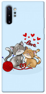Чохол Два коти Love для Galaxy Note 10+ (2019)